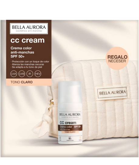 CC CREAM SPF50+ TONO CLARO NECESER