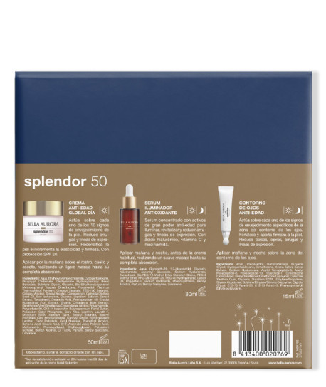 PACK SPLENDOR 50 RITUAL DIARIO CONTORNO