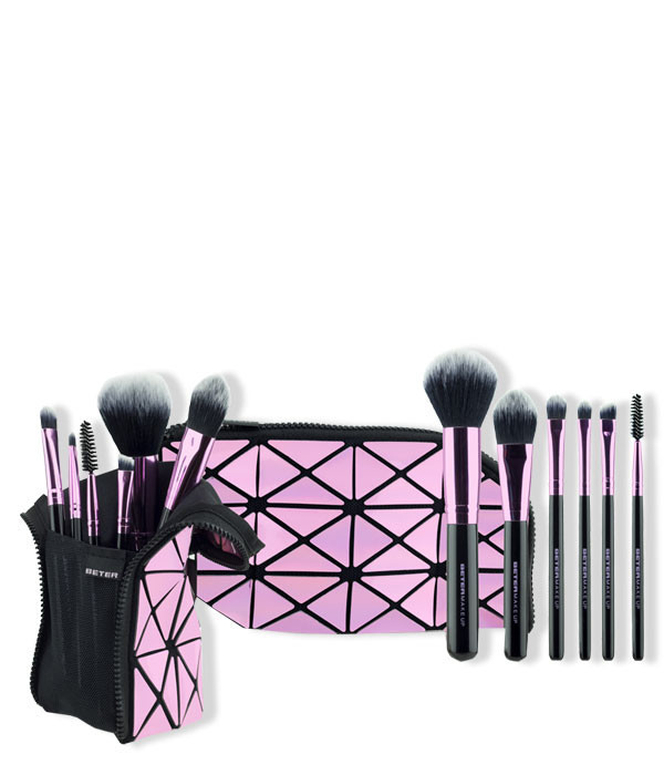 KIT BROCHAS Y PINCELES ROSA