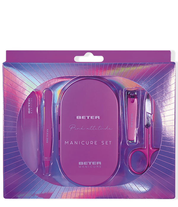 PINK ATTITUDE SET MANICURA