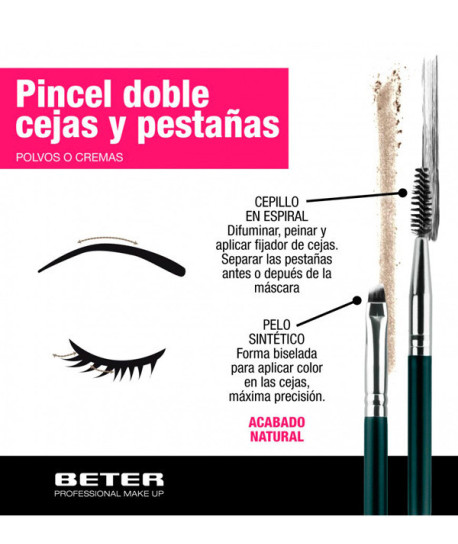 PINCEL DOBLE CEJAS Y PESTAÑAS