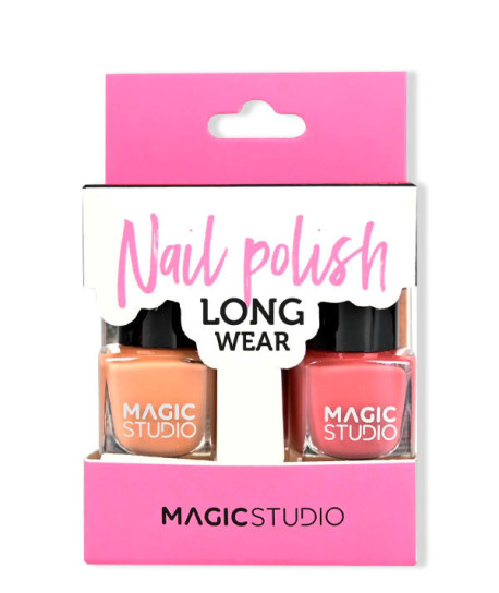 MAGIC STUDIO NAIL POLISH LONG WEAR SET 2 PIEZAS