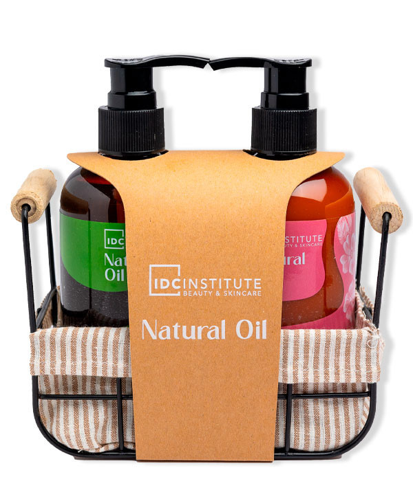 NATURAL OIL CESTA SHOWER DUO