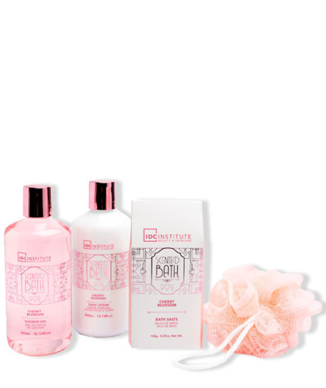 SCENTED BATH ROSE BAÑERA SET 4 PIEZAS