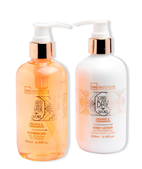 SCENTED BATH BRONZE BANDEJA SET 2 PIEZAS