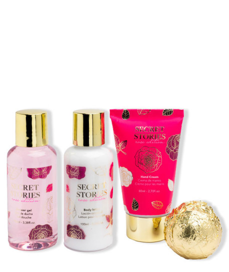 SECRET STORIES ROSE EDITION BAÑERA SET 4 PIEZAS