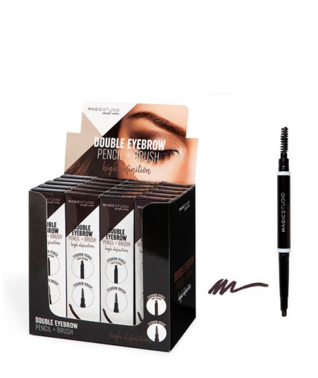 MAGIC STUDIO DOUBLE EYEBROW PENCIL & BRUSH