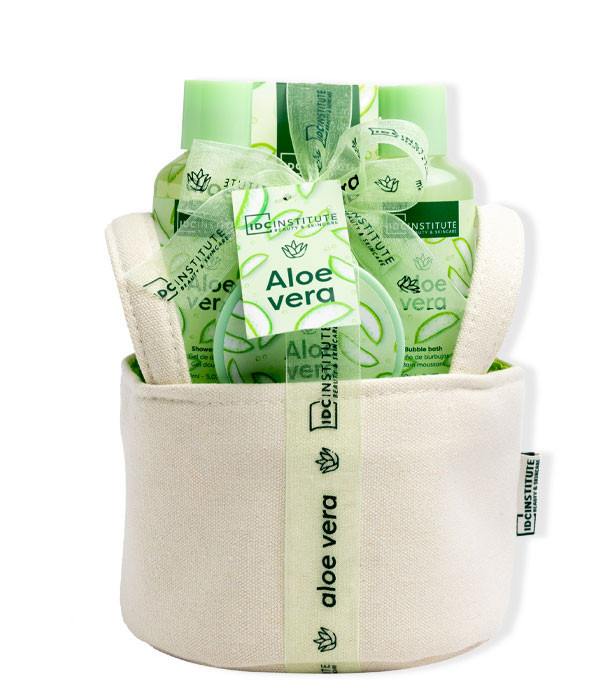 ALOE VERA SET CESTA 4 PIEZAS