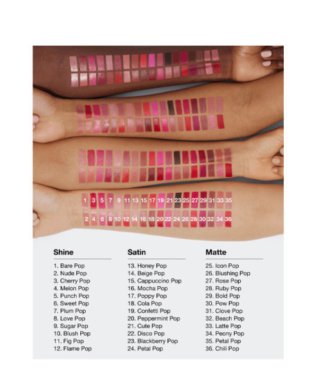 POP LONGWEAR LIPSTICK