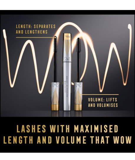 MASTERPIECE 2 IN 1 LASH WOW BROWN MASCARA