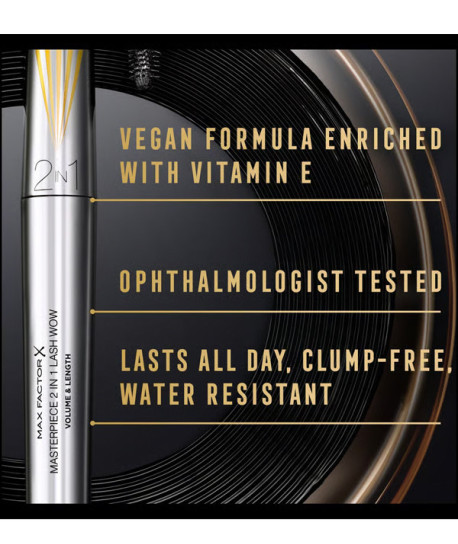 MASTERPIECE 2 IN 1 LASH WOW BROWN MASCARA