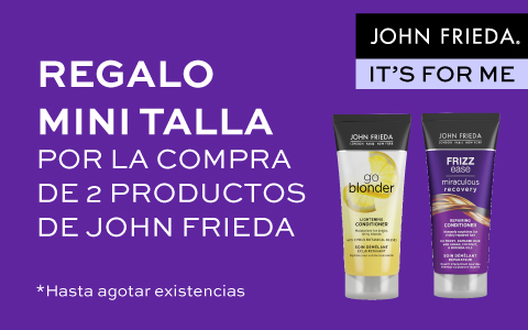 John Frieda | Promoción Regalo Minitalla | Perfumería Prieto