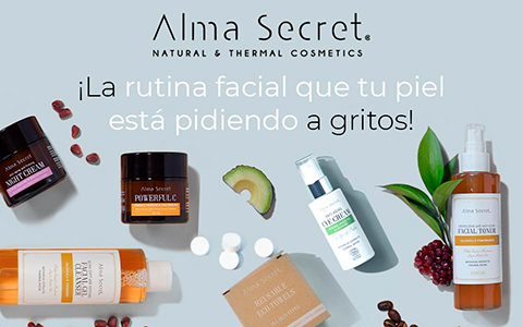 Alma Secret Cosmetics | Rutina Facial al Mejor Precio | Prieto.es