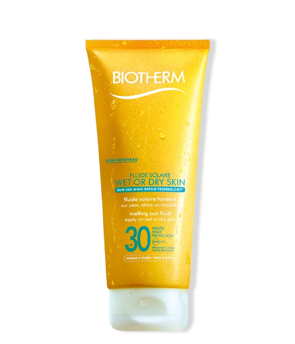 FLUIDE SOLAIRE WET OR DRY SKIN SPF 30