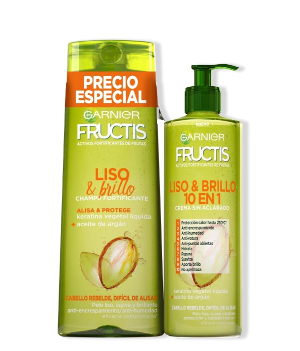 FRUCTIS LISO Y BRILLO PACK