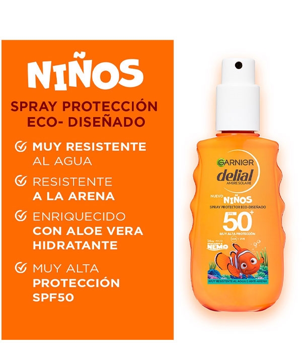 SPRAY PROTECTOR NIÑOS SPF50+ NEMO