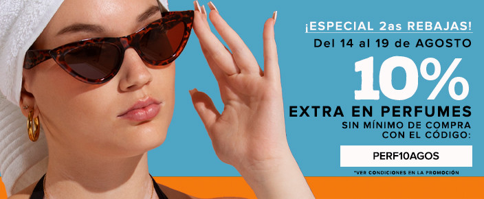 CUPÓN - REBAJAS AGOSTO - 10% PERFUMES